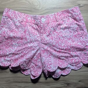 Lilly Pulitzer Buttercup Shorts Hot Pink Size 10